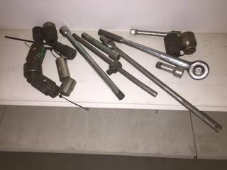 Quantity of Assorted Heavy Duty Ratchets & Sockets.