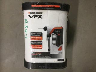 Black & Decker VPX Inflator & (2) Flashlights.