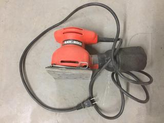 Black & Decker 120V Palm Sander.