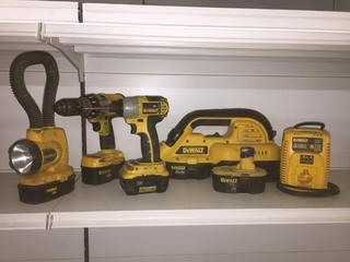 DeWalt 18v Hand Tools, Batteries & Charger.