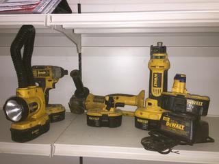 DeWalt 18v Hand Tools, Batteries & Charger.