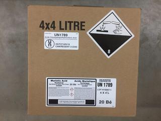 (4) 4L of Muriatic Acid.