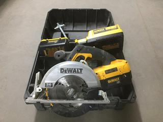 DeWalt DC300 7-1/4" 36V Circular Saw With Battery & Charger.