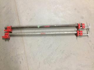 (2) 24" Pipe Clamps.