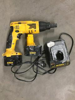 DeWalt DW979 Drywall VSR Screwdriver, (2) Batteries & Charger.