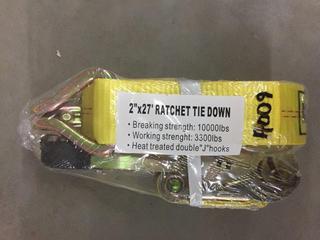 2" x 27' Ratchet Tie Down.