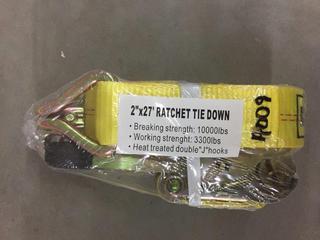 2" x 27' Ratchet Tie Down.