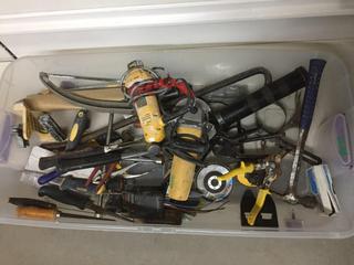 Assorted Hand Tools, Drywall Saws, Pliers, Hammers, Etc.