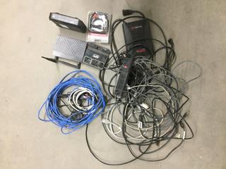 Power Conditioner, Assorted Cables & Engine Heater.