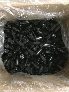 Quantity of 30mL Black Plastic Bottles.