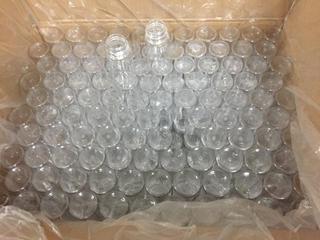 Quantity of 100mL Clear Plastic Bottles.