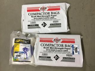 Quantity of Trash Compactor Bags & Vacuum Bags.