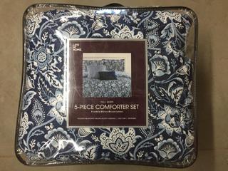 Full/Queen 5pc Comforter Set.