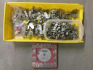 Quantity of Cabinet Hinges & Craftsman Molding Head Cutter Set.