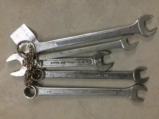 (5) Heavy Duty Wrenches.