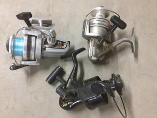 (3) Fishing Reels.