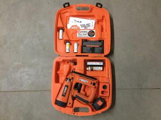 Paslode 16 Gauge Straight Finish Nailer, (2) Batteries & Charger.