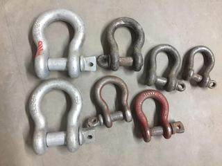 Quantity of Assorted Shackles.