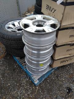 Quantity of (4) 17x7.5J Rims.