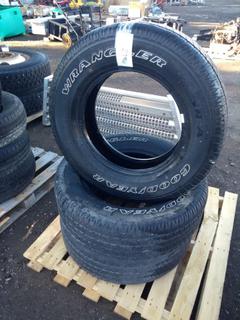 (3) Goodyear Wrangler P275/65R18.