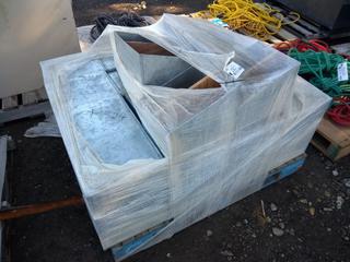 Quantity of Galvanized Steel Parts Dividers.