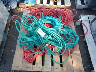 Quantity of Red & Green Flexeel Hose.