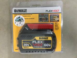 DeWalt Flex Volt 20V Battery.