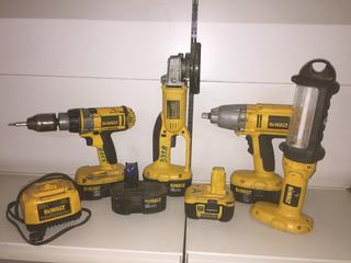 DeWalt 18v Hand Tools, Batteries & Charger.