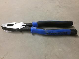 Klein Tools High Leverage Side Cutting Pliers.