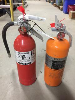 (2) Fire Extinguishers.