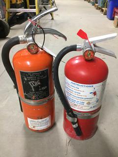 (2) Fire Extinguishers.