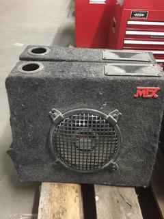 (2) MTX Speakers.