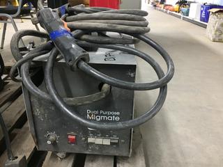 MigMate 150DP 230V Dual Purpose Mig Welder.