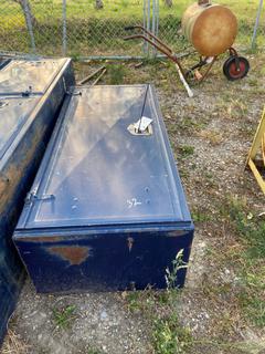 Selling Off-Site - 527 North 200 East, Raymond, AB -  Tool Box. 24"x16"x4'.