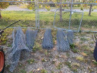 Selling Off-Site - 527 North 200 East, Raymond, AB -  Chain Link Fencing w/ Gate.