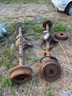 Selling Off-Site - 527 North 200 East, Raymond, AB -  (2) Chev Rear Axles. 6 Bolt.
