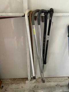 Selling Off-Site - 527 North 200 East, Raymond, AB -  (6) Walking Canes.