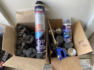 Selling Off-Site - 527 North 200 East, Raymond, AB -  (2) Boxes Tytan Window & Door Spray Foam w/ (2) Guns & Gun Cleaner.