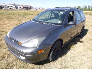 *SELLING OFFSITE COALDALE, AB* 2003 Ford Focus c/w 2.0L 4 Cyl, Auto, AC, Tilt, Cruise, Pwr Windows, Locks, Hatch & Mirrors. Showing 330,318 Kms. *OUT OF PROVINCE *  S/N 1FAFP36353W175036.