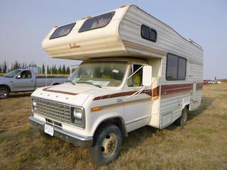 *SELLING OFFSITE COALDALE, AB* 1980 Ford Econline E350 c/w 6.6L V8, Auto, Cruise, Roof Air, Sleeps 6. Showing 13,425 Kms.         
S/N 1FDKE30Z0BHA38497.