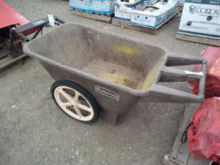 Rubbermaid Wheelbarrow.