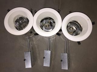 (3) 5" Aluminum Recessed Lighting Housing.