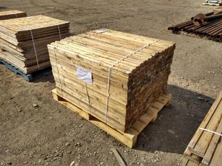 2x3 Dunnage Channeled for Banding Straps 42", (238) Pieces.