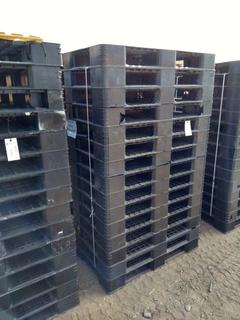 (15) Plastic Pallets, 43"x43".