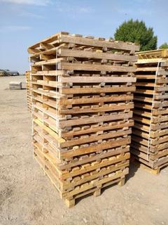 (15) Wooden Pallets, 44"x48".