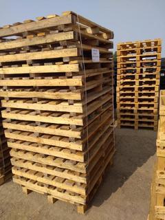 (15) Wooden Pallets 44"x48", (Unused).