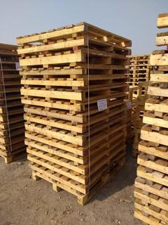 (15) Wooden Pallets 44"x48", (Unused).