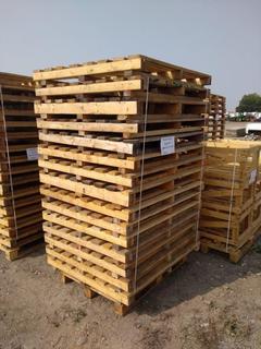 (15) Wooden Pallets 44"x48", (Unused).