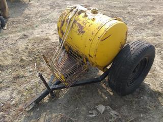 Pin Hitch Fuel Trailer.