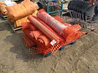 Quantity of Rolls of Construction Fence.